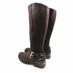 Steve Madden Brown Suede Knee High Boots